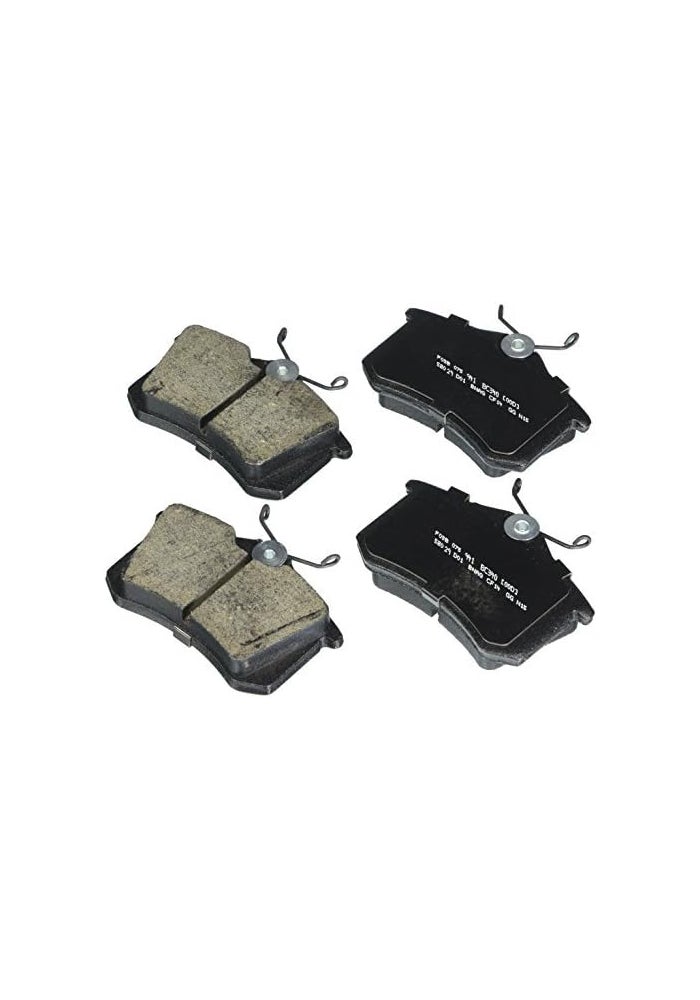 BOSCH BC340 QuietCast Premium Ceramic Disc Brake Pad Set - Rear for Select Audi and Volkswagen Models - Image 2