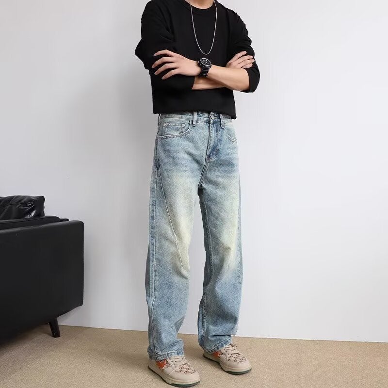 Unisex Casual Daily Denim Jeans - Image 3