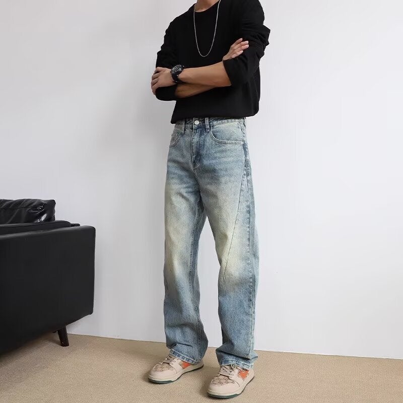 Unisex Casual Daily Denim Jeans - Image 5