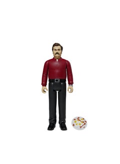 Super7 Parks And Recreation Ron Swanson - 3.75" Parks And Rec Action Figure With Accessory Classic Tv Show Collectibles And Pop Culture Toys 