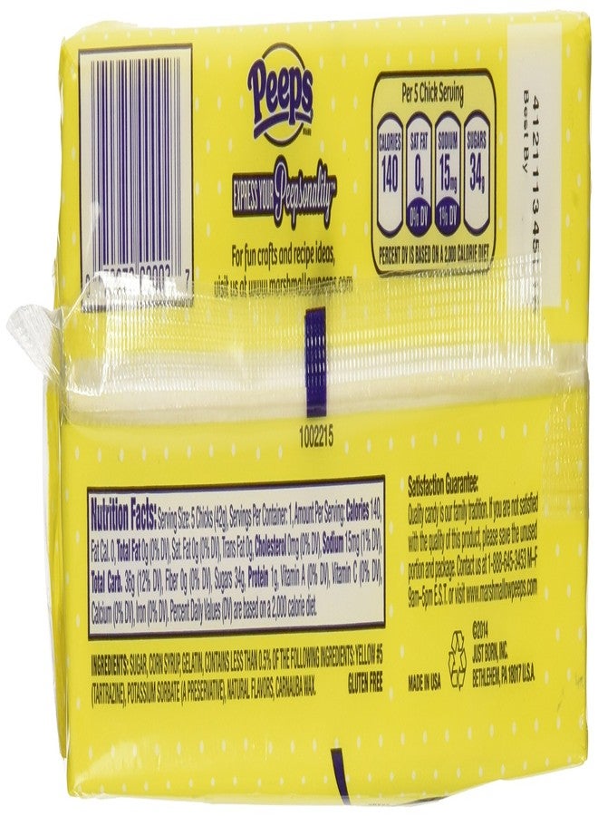 Peeps Marshmallow Peeps Yellow Chicks (1pk of 5) - Image 2