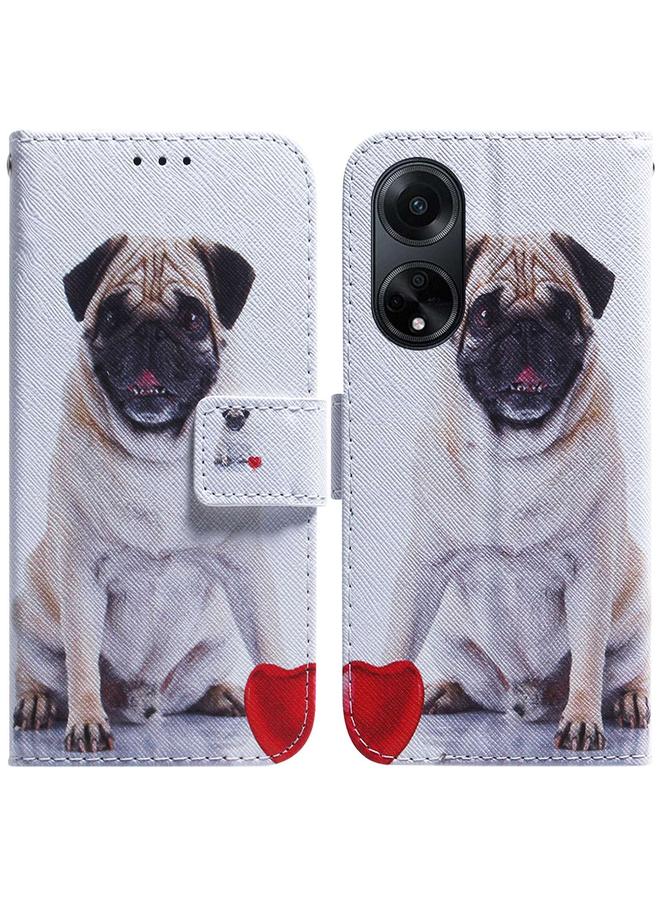 S-TOP Case For OPPO A98 5G / F23 5G India Coloured Drawing Flip Leather Phone Case - Image 1