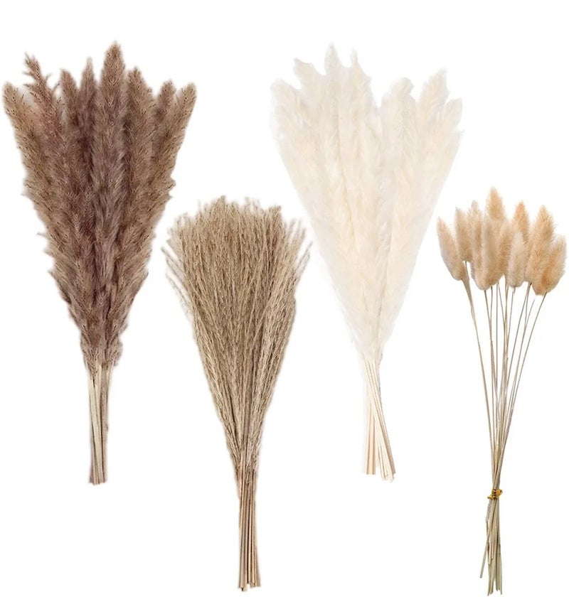 Bluejw Boho Dried Flower Bouquet - Natural Dried Plants for Home Decor, Everlasting Flower Arrangement Material, Rustic Decoration - Image 2