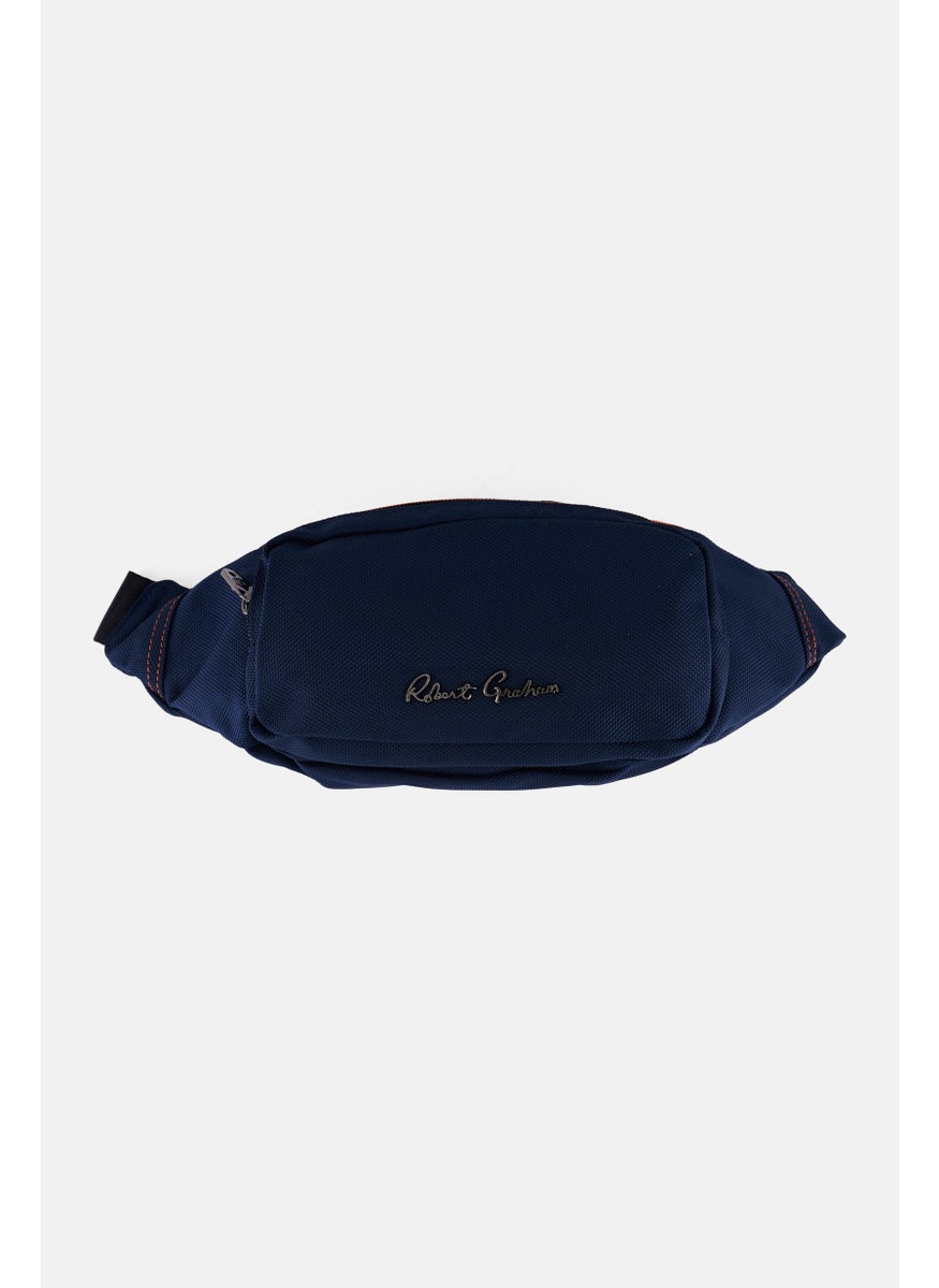 Robert Graham Men Brand Logo Fanny Pack 10 H x 36 L x 5 W cm, Navy  - Image 1