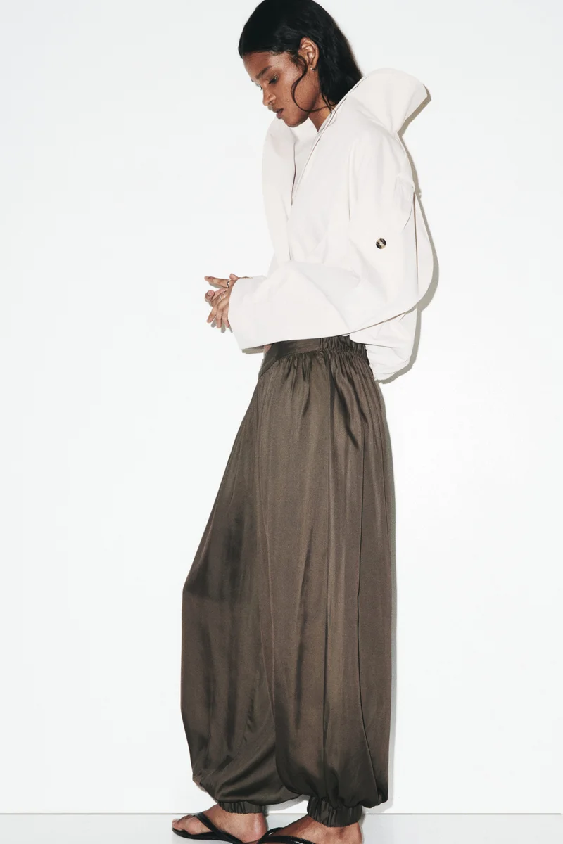 H&M  Shawl-collared twill jacket for Women | Best Price UAE