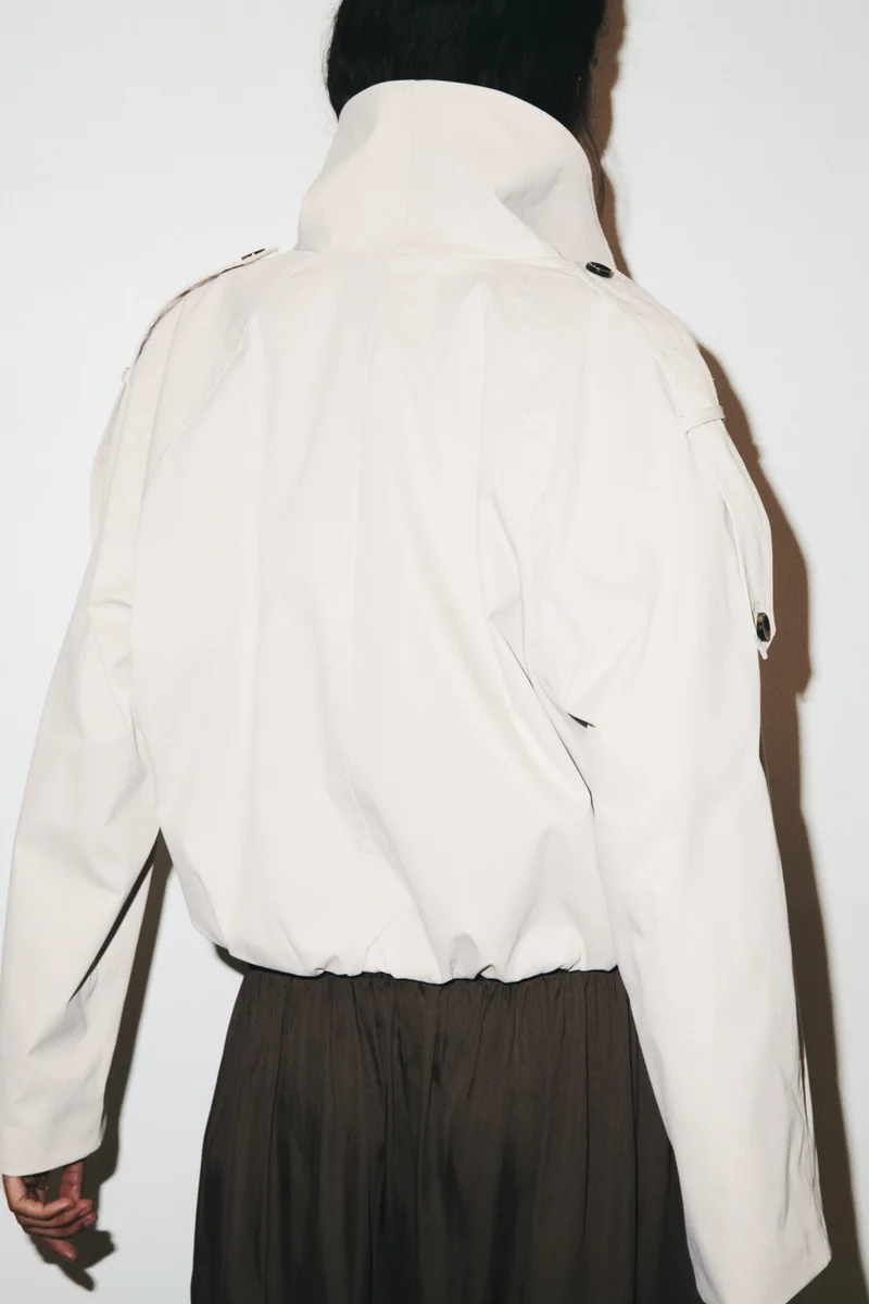 H&M  Shawl-collared twill jacket for Women | Best Price UAE