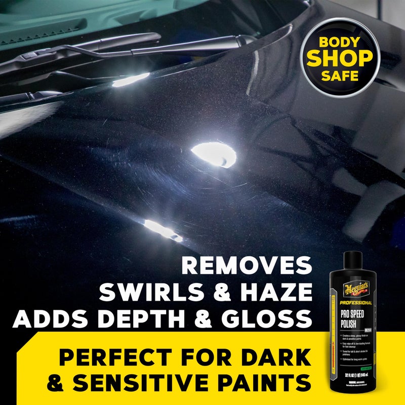 Meguiar's M200 Pro Speed Polish, Extremely User-Friendly Professional Car Polish for Light Defect Removal, Easy Polishing While Creating a High-Gloss Finish to Make Your Car Shine, 32 Oz - Image 2