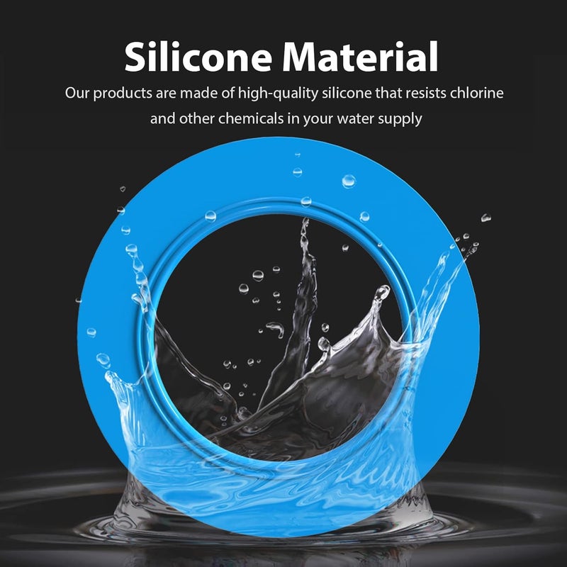 Ullnosoo Flush Valve Seal for American Standard and Eljer Toilet, 3 Pack Toilet Parts for 7301111-0070A Upgraded Silicone Material Flush Valve Replacement Kit Gasket Ring for Champion 4 and Eljer Titan 4 - Image 2