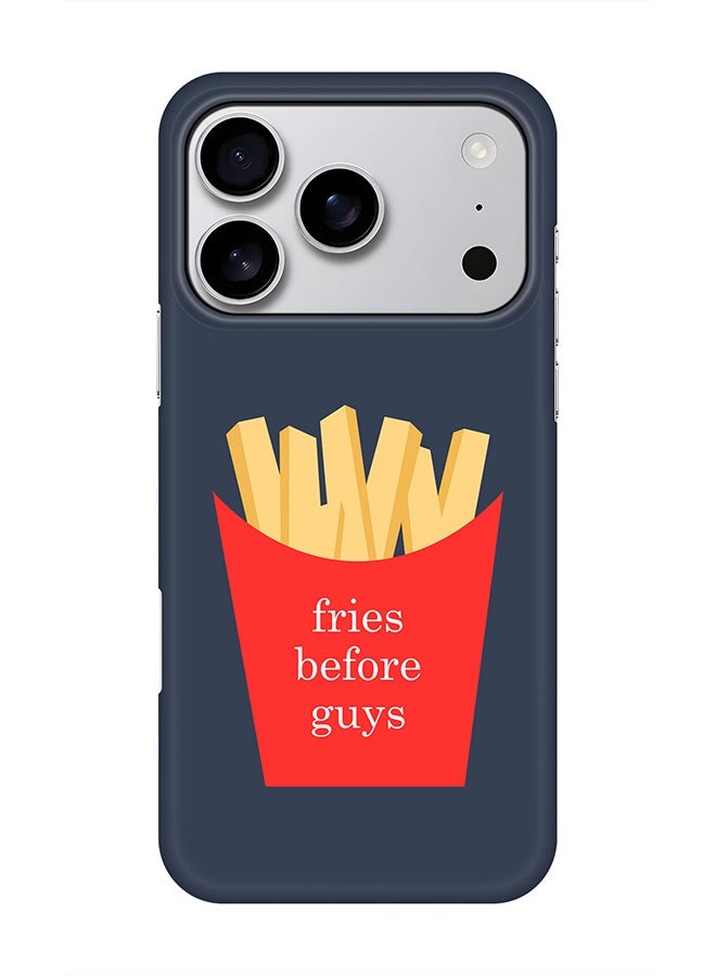 Stylizedd For iPhone 17 Pro,Case, [Compatible with MagSafe] Magnetic cover Slim fit Protection Matte, - Fries BeFore Guys