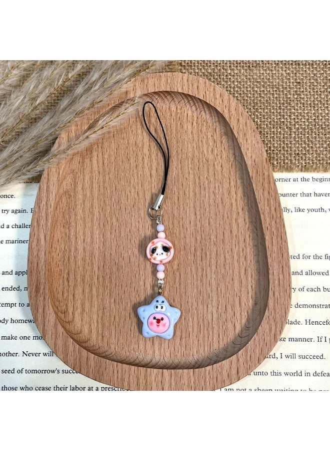 NIBEMINENT Phone Charm/ Chain Strap for Women Girls，Loopy Cell Phone Case Lanyard Wrist Strap