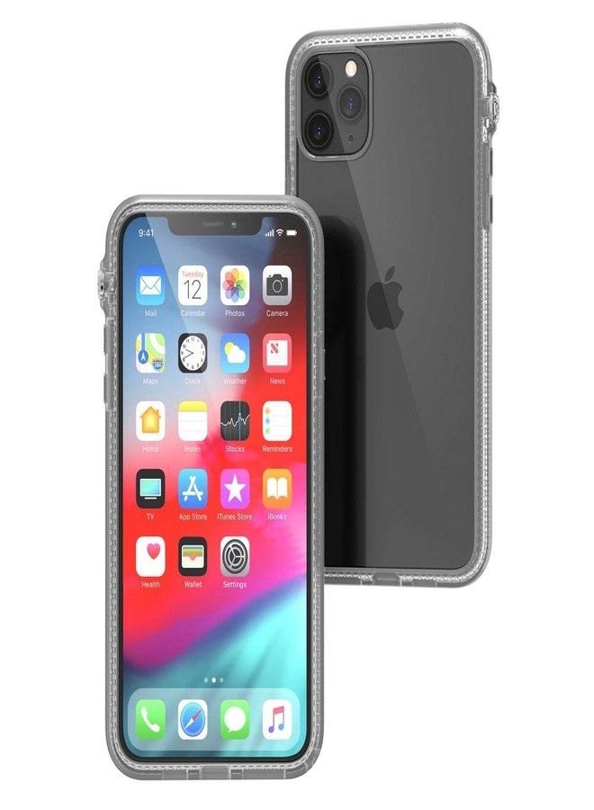 Catalyst - iPhone 11 Pro Case with Clear Back Case, 2M Drop Resistant, Shock Absorption System, Rotary Switch Switch, Wireless Charging, Lanyard- Clear - Image 1
