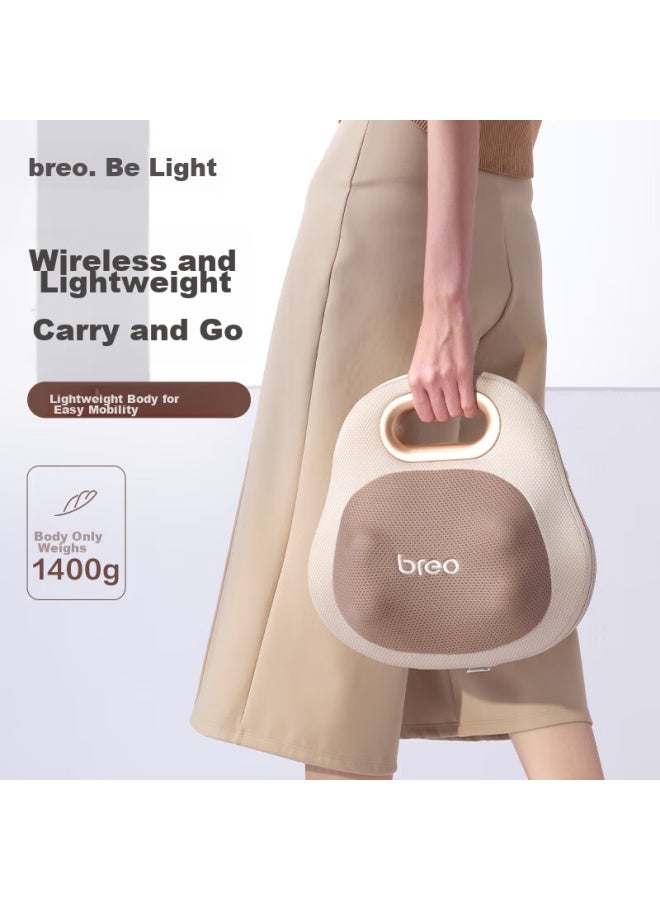 Breo Back Lite Massage Pad Back Massager Shoulder Leg Back Cervical Spine Massage Device Kneading Heating Pad, Birthday And Holiday Gift For Parents, Boyfriend, Girlfriend - Image 5
