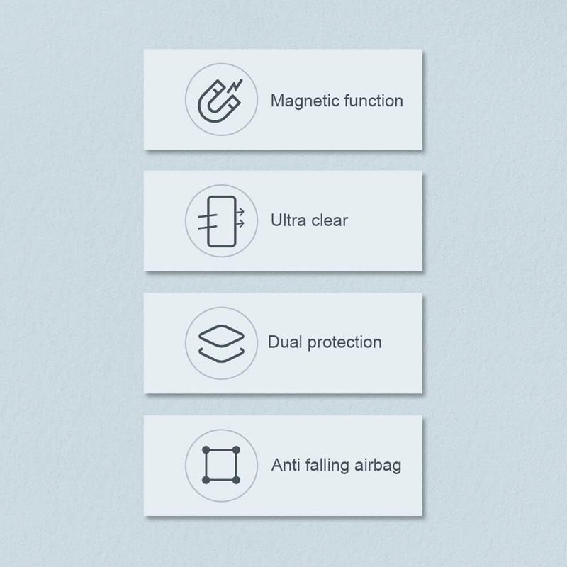 Nillkin Nature Tpu Pro Magnetic Series Cover Case Designed For Apple Iphone 14/13 White - Image 2