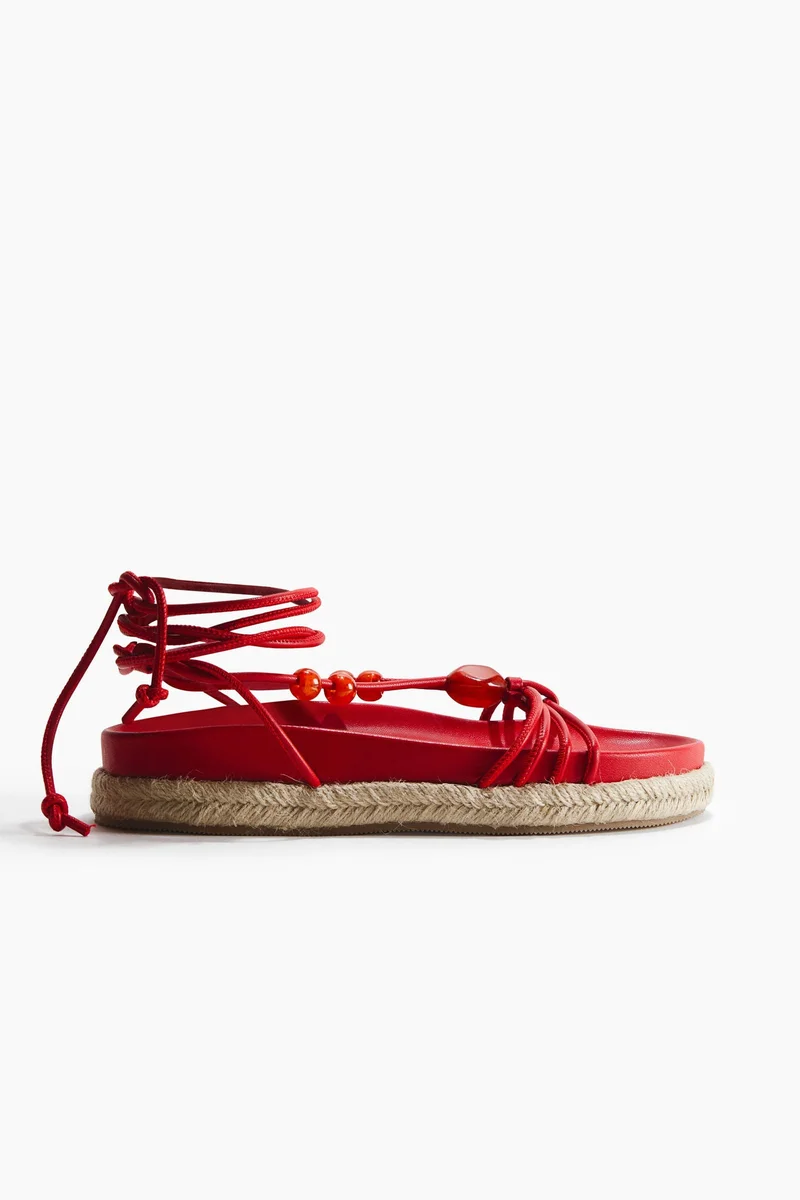 Strappy espadrilles