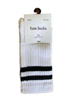 SAM SOCKS Sam socks set of 6 half towel sport sock Women white  - Image 3
