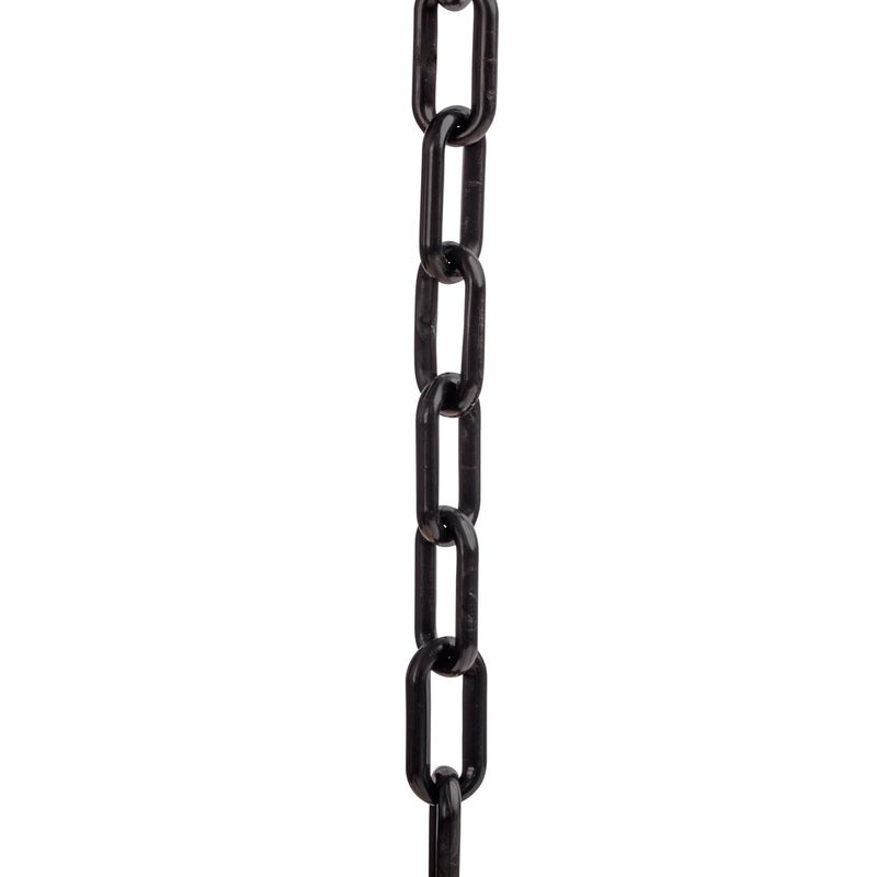 US Weight (Made in USA) 2" x 25' Black Plastic Safety Chain ft. SunShield UV Resistant Technology - Image 5