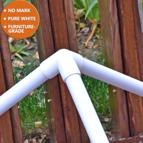letsFix 1/2" PVC Fittings 3 Way (10-Pack) Furniture Grade, Elbow Connector, Heavy Duty for DIY Furniture, Frames, UV Resistant - Compatible with 1/2" Schedule 40 PVC Pipes‌ - Image 3
