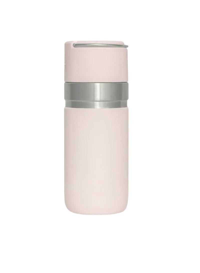 Stanley Thermos Flask, Stainless Steel Coffee Cup, Sturdy And Durable Vacuum Insulated Bottle, Portable Durable Travel Mug For Coffee, Tea, Water, (1pc, Light Pink) - Image 1