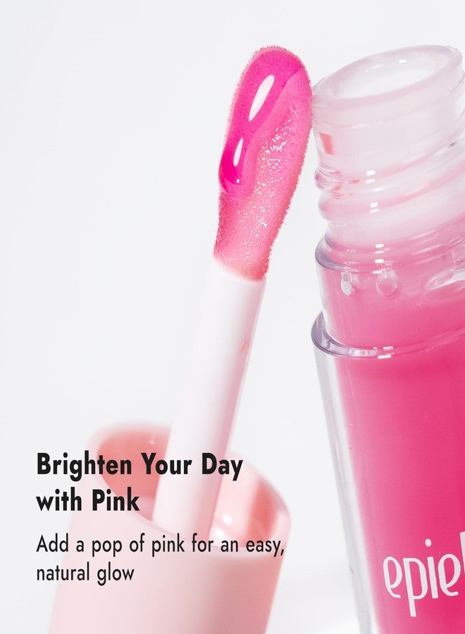 Epielle Lip Glow Oil Duo, Berry & Pink, 2 x 0.21 fl. oz., Glossy Lips - Image 3