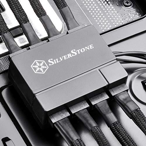 SilverStone Technology Silverstone 8-Port PWM Fan Hub/Splitter for 4-Pin & 3-Pin Fans* in Black SST-CPF04-USA (Newest Version) - Image 3