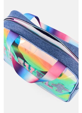 OMG Accessories Women Sequin Makeup Bag, Multicolor  - Image 2