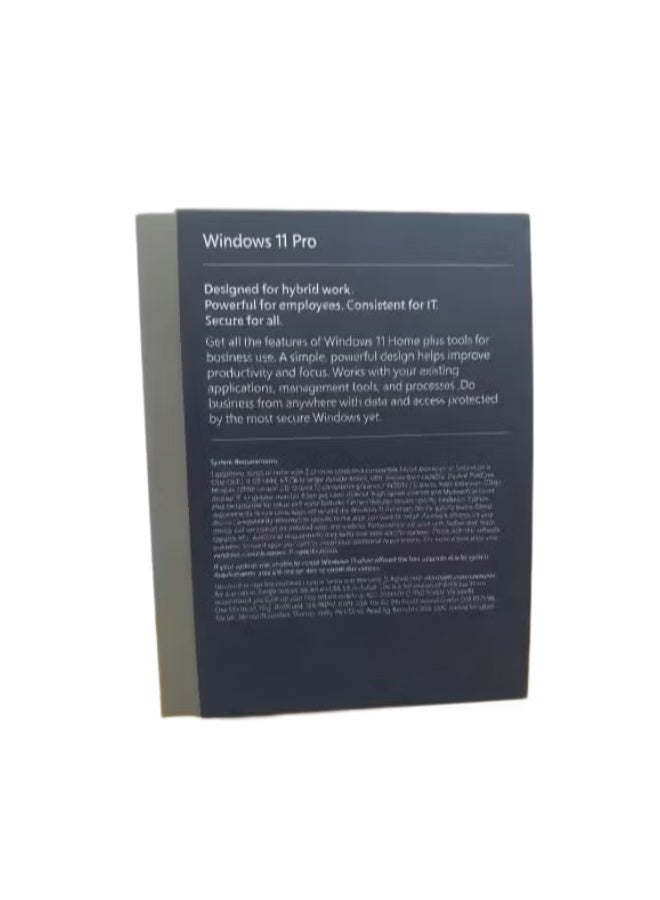 ويندوز صندوق USB Windows 11 Pro بحجم 32/64 بت مع بطاقة مفتاح المنتج مدى الحياة، صندوق بيع بالتجزئة لجهاز واحد | مدى الحياة (يشمل قرص USB نظام التثبيت الأصلي) - Image 3