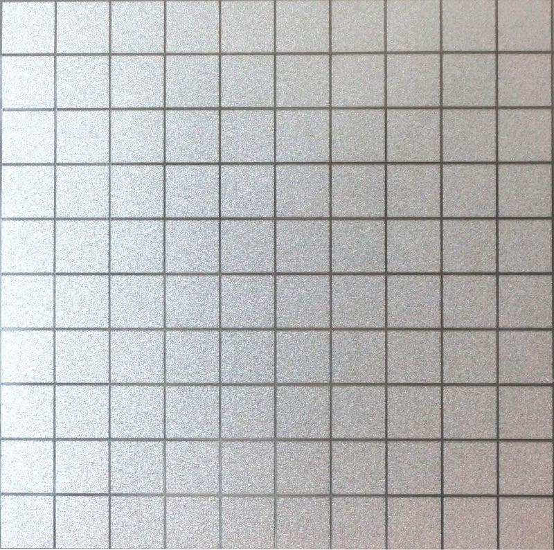 ELTON 3D Vinyl Privacy Heat Control Anti Uv Self Adhesive Decorative Square Film For Bathroom Door Window (Flowery Mist, 24 X 144 Inches) Silver - Image 1