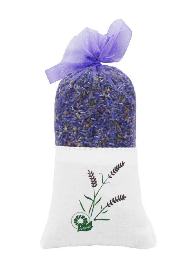 10-Piece Sachet With Dried French Lavender Flower Bud Set Purple - Image 1