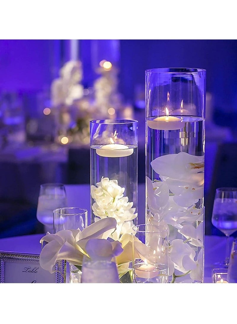 HOMESTAR 12-Piece Floating Candles for Cylinder Vases, Centerpieces at Wedding, Party, Pool, Holiday - Image 2