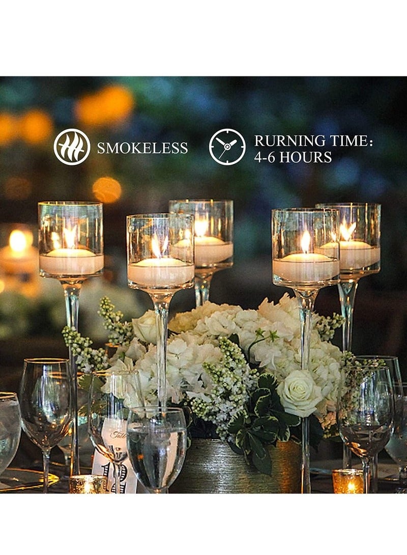 HOMESTAR 12-Piece Floating Candles for Cylinder Vases, Centerpieces at Wedding, Party, Pool, Holiday - Image 4
