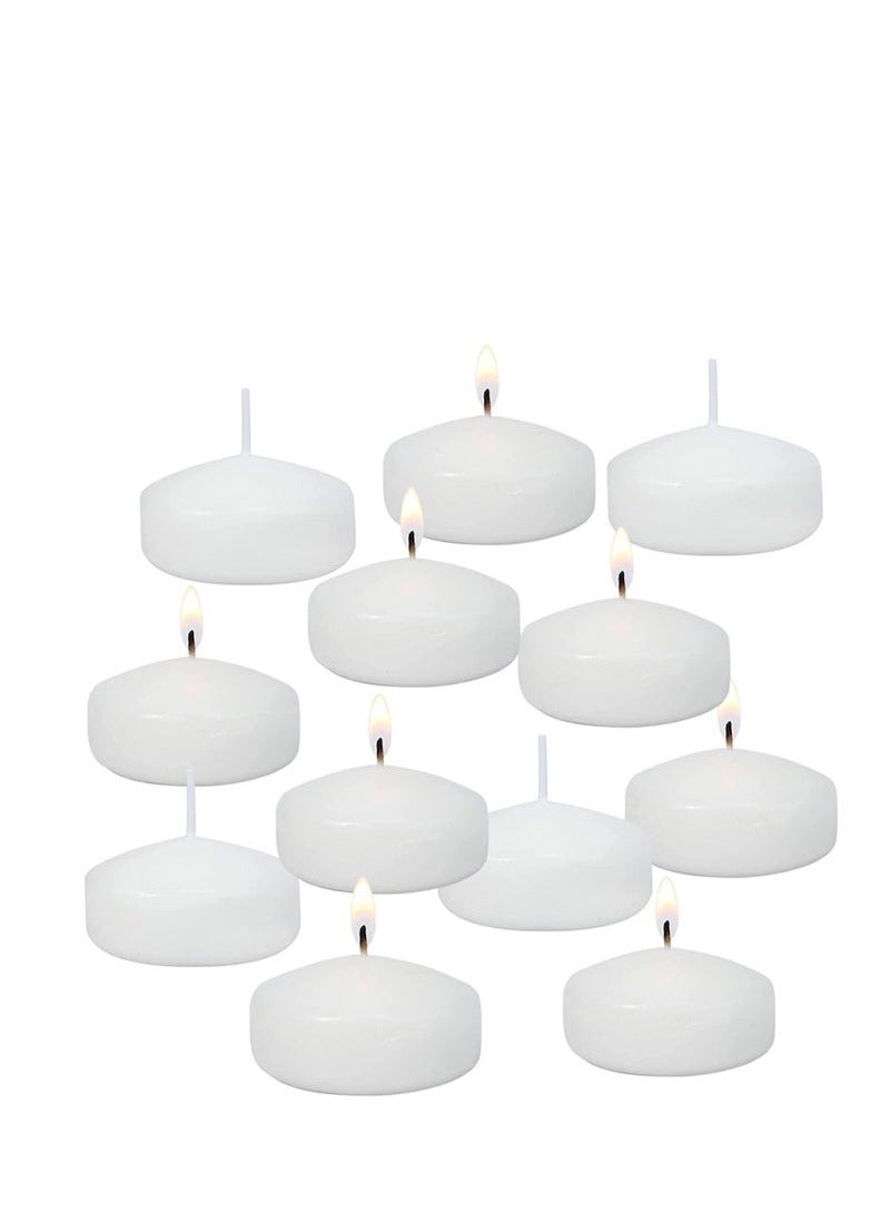 HOMESTAR 12-Piece Floating Candles for Cylinder Vases, Centerpieces at Wedding, Party, Pool, Holiday - Image 5