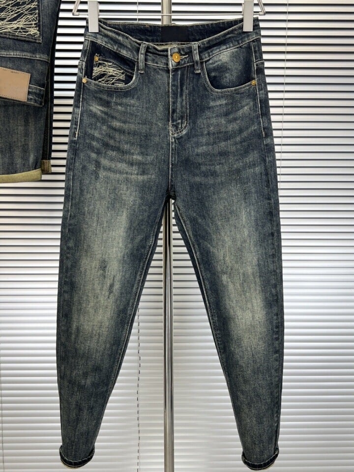 Unisex Casual Daily Denim Jeans - Image 2