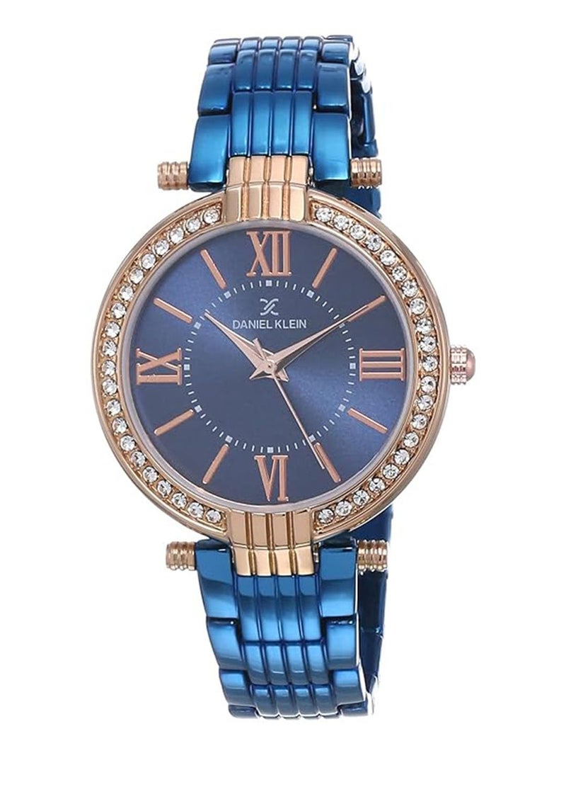 DANIEL KLEIN Analog Blue Dial Women's Watch-DK11138-3 - Image 1