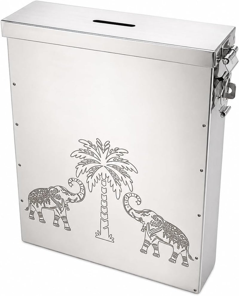 GinoSet Coin Box/Piggy Bank/Gullak/Donation Box/Suggestion Box/Antique Coin Bank Box - Image 1