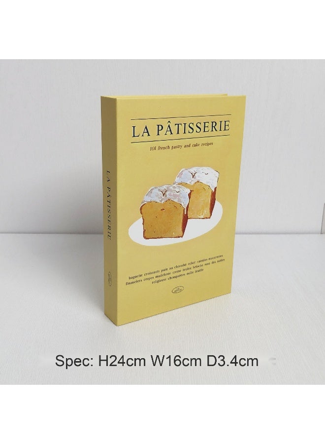 NIBEMINENT مجموعة كتب زخرفية كتاب مزيف حديث غلاف صلب ديكور منزلي - Image 1