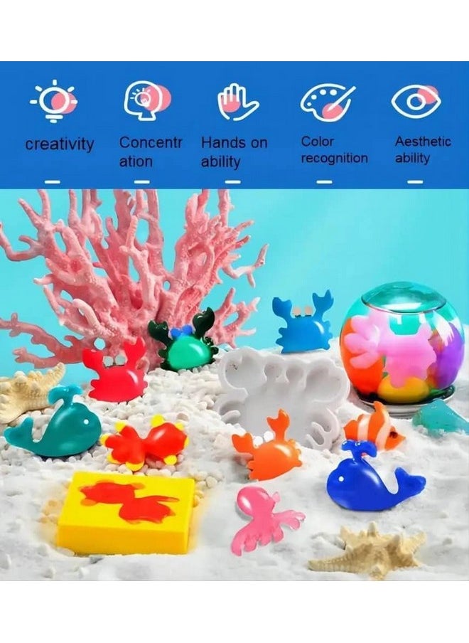Kiti Kits KITI KITS Magic Water Elf Toy Kit 3D Handmade Water Toy, Aqua Fairy Toy Set for Kids(4Pcs Bottle & 4Pcs Mold)  - Image 5
