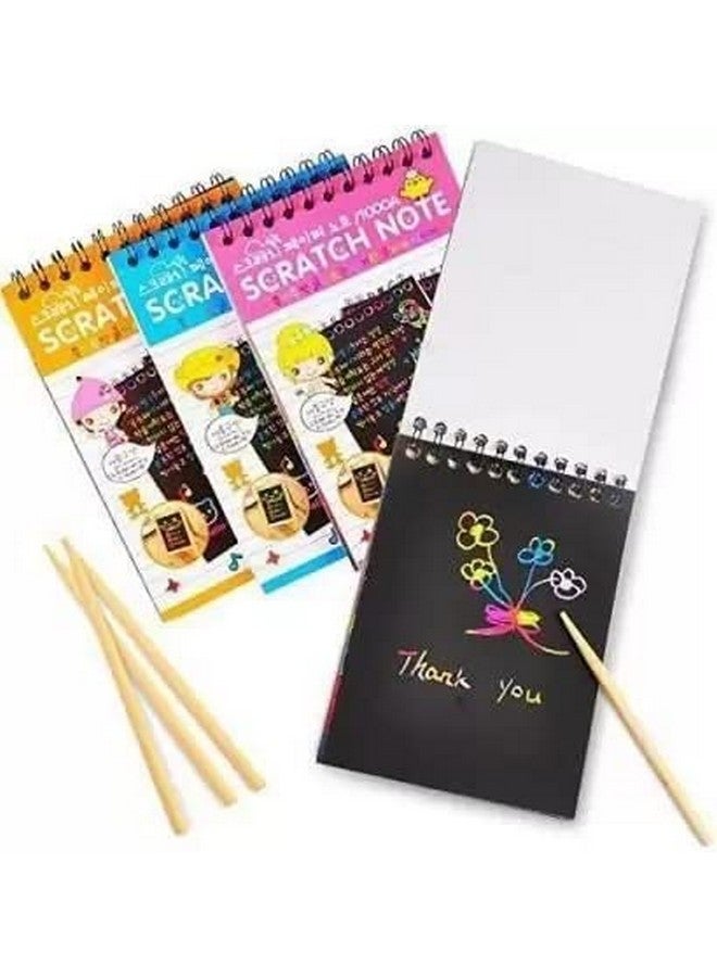 Royals Return Gifts For Birthday Party for kids | Pack of 6 | Scratch Book | Birthday Gift | Birthday Decoration| Return Gifts|Birthday Gifting| - Image 1