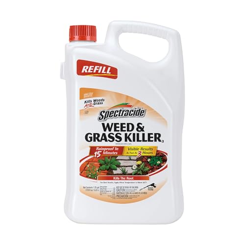 Spectracide Weed & Grass Killer (Refill), Use On Driveways, Walkways and Around Trees and Flower Beds, 1.3 Gallon - Image 1