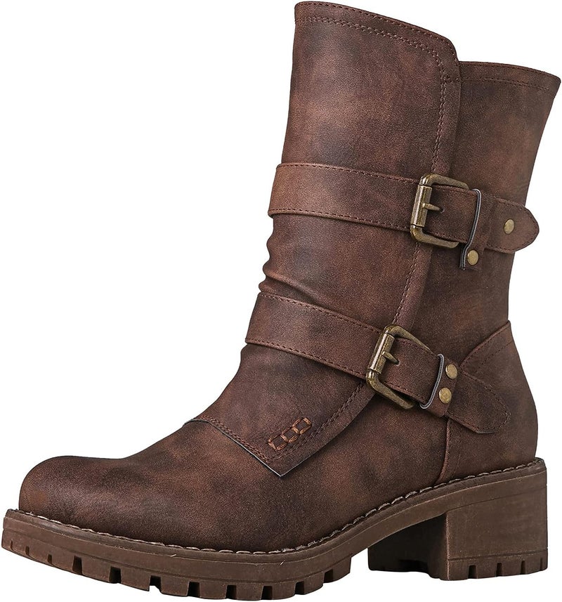 GLOBALWIN Women's 19YY19 Fashion Boots in Brown - Image 1