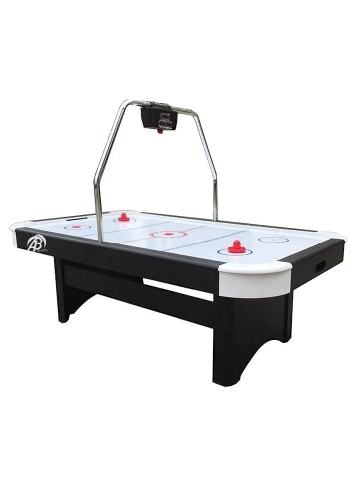 AL BADER Big Size 7FT Air Hockey Arcade Table for Kids & Adults, Luxury Air Hockey Table Air Flow Indoor Competition Ice Hockey Game Table With Powerful Electric Fan And Digital LED Scoreboard, 7 Feet  - Image 5