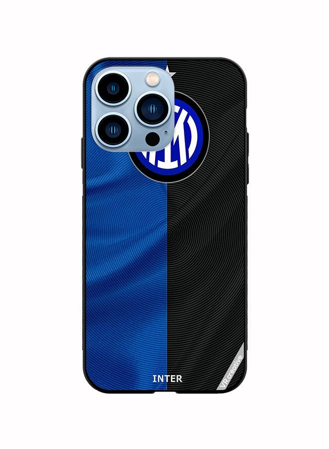 VR CREATIVE Protective Case Cover For Apple iPhone 14 Pro Inter Milan Logo Design Multicolour - Image 1