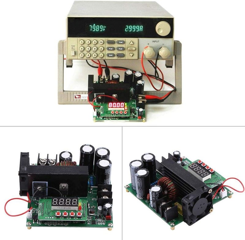 klarako 900W DC Step Up Module, High Precise Control Boost Converter Adjustable DC Input 8-60V and Output 10V-120V Voltage Module with LED Display - Image 2