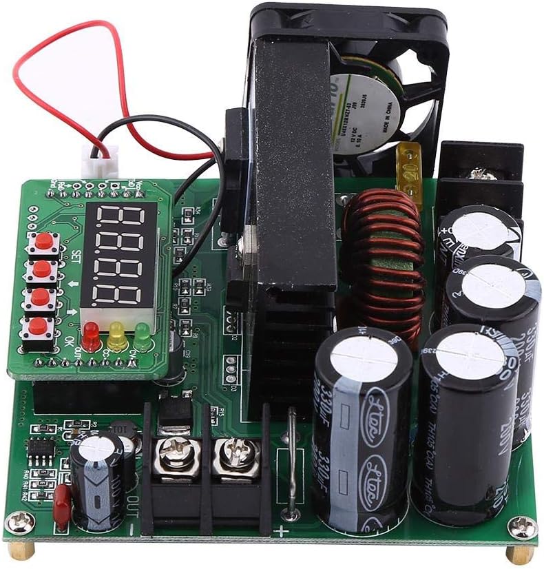klarako 900W DC Step Up Module, High Precise Control Boost Converter Adjustable DC Input 8-60V and Output 10V-120V Voltage Module with LED Display - Image 5