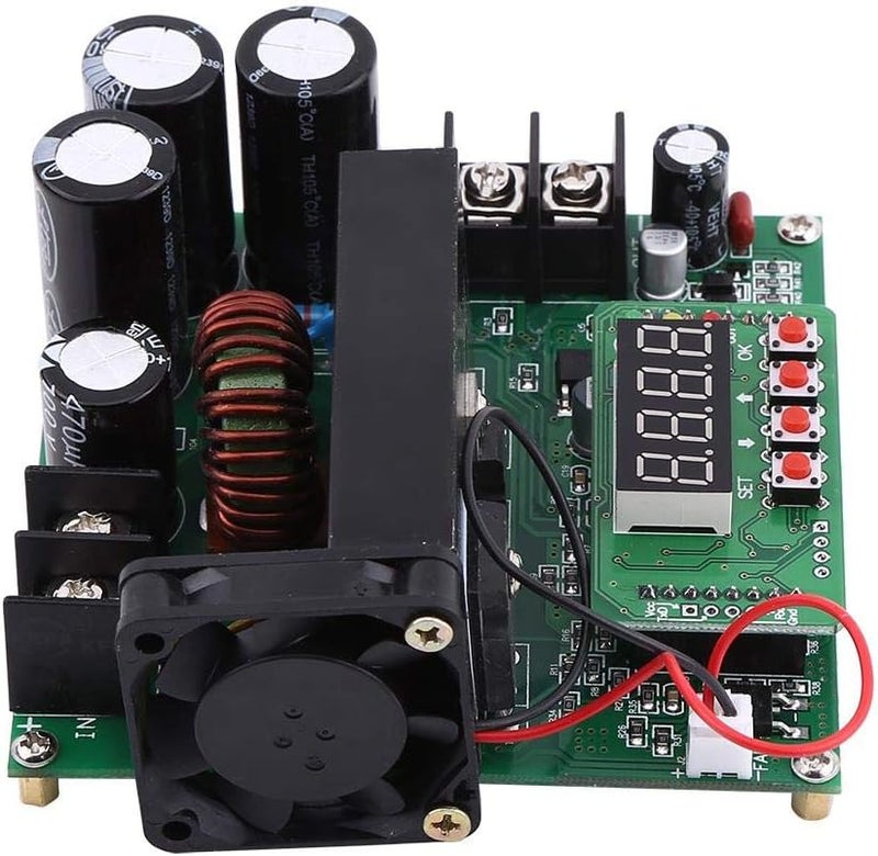 klarako 900W DC Step Up Module, High Precise Control Boost Converter Adjustable DC Input 8-60V and Output 10V-120V Voltage Module with LED Display - Image 1