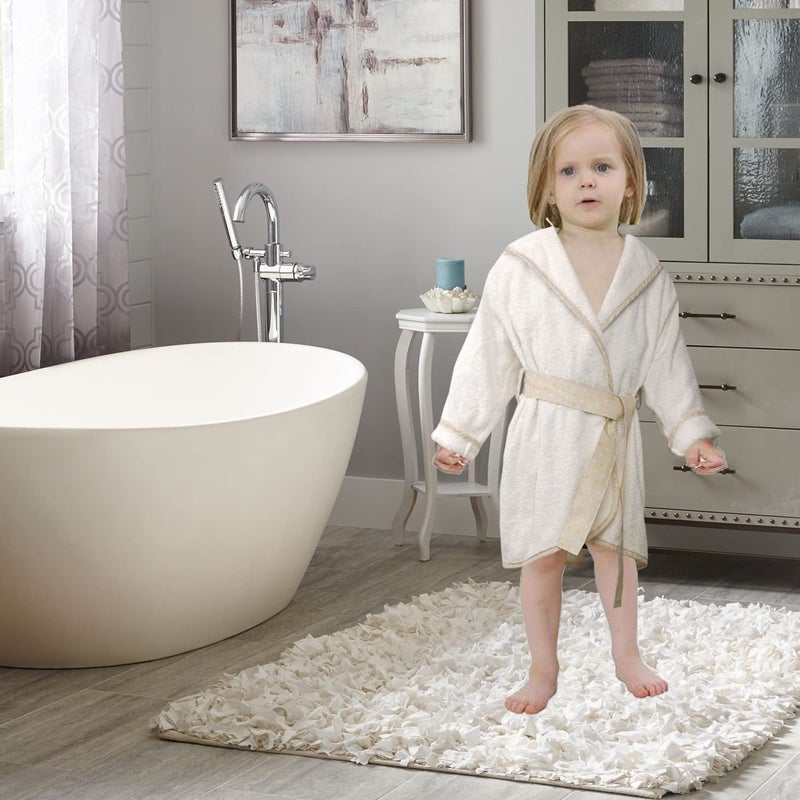 NATUZ Store Kids Bathrobe Hooded Cover up Cotton Towel Soft Touch Baby Robe 3-5T Absorbent Toddler Gown Bath Robe Boy Child Unisex Sleepwear Homewear Beach Pool Robe Pajamas Long Sleeve - Image 3
