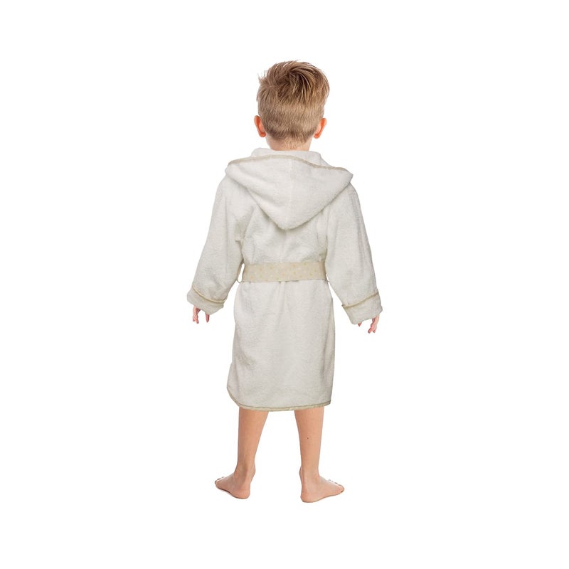 NATUZ Store Kids Bathrobe Hooded Cover up Cotton Towel Soft Touch Baby Robe 3-5T Absorbent Toddler Gown Bath Robe Boy Child Unisex Sleepwear Homewear Beach Pool Robe Pajamas Long Sleeve - Image 2