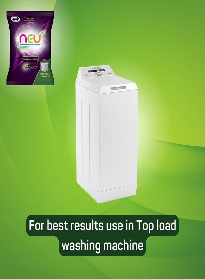 NEU Top-Load Detergent Powder - Tough Stain Removal | Eco-Friendly | Machine-Wash Perfect | Detergent Powder | Safe for Baby Clothes |Washing Powder 1kg (Pack of 4) - Image 3