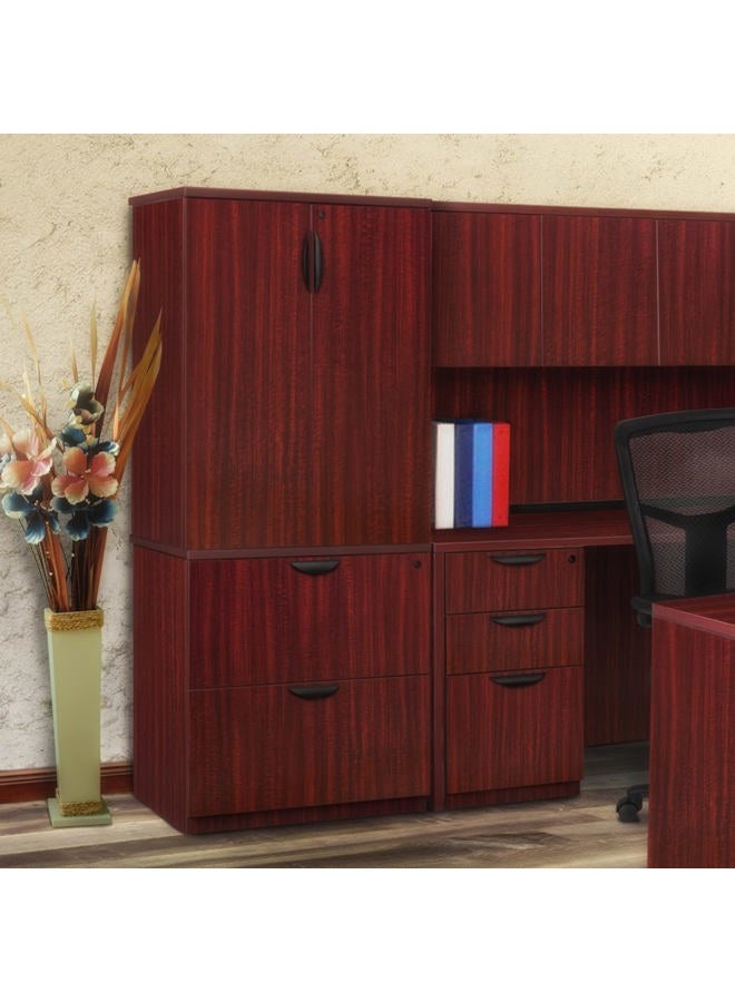 Regency Pedestal Legacy Box File, Mahogany - Image 2