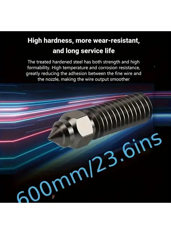 Creality Ender 3 V3 KE K1 K1 MAX 3D Printer Nozzles 0 4mm Hardened Steel 2pcs Smooth No Clogging - Image 5