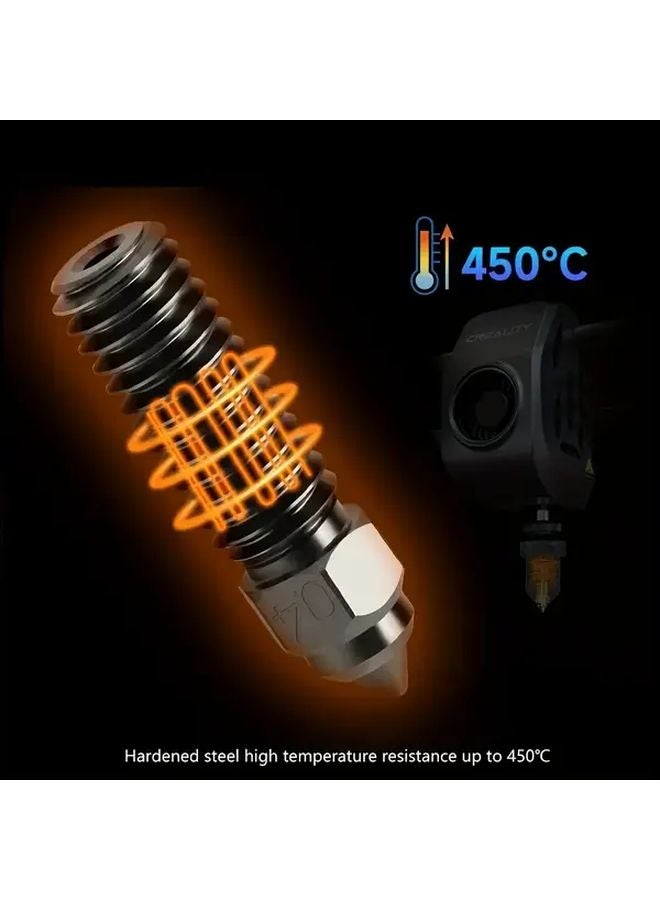 Creality Ender 3 V3 KE K1 K1 MAX 3D Printer Nozzles 0 4mm Hardened Steel 2pcs Smooth No Clogging - Image 4